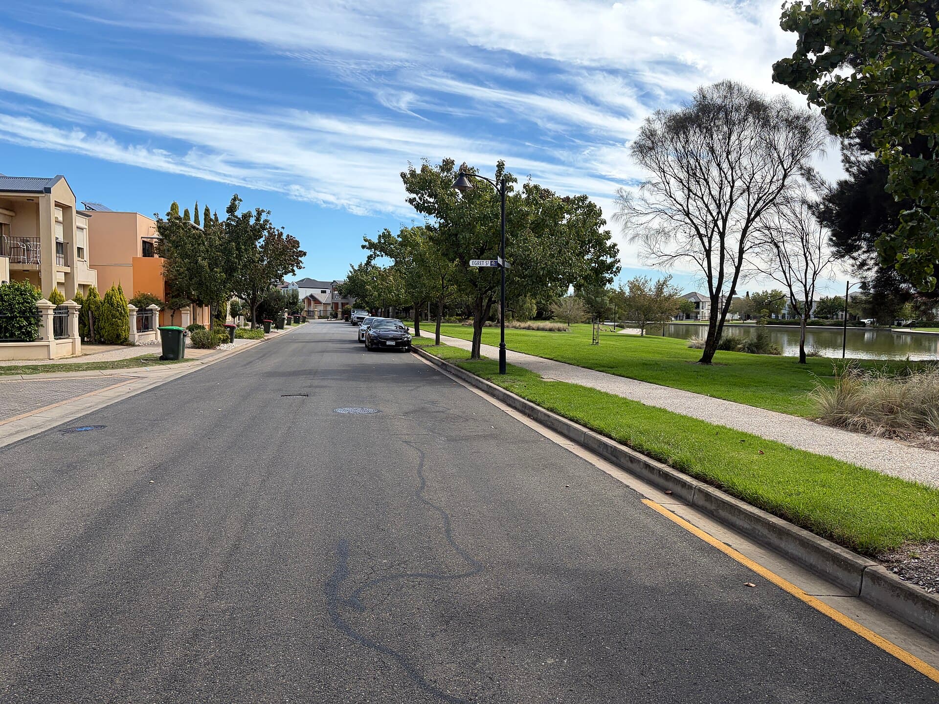 Shearwater Drive residential, Mawson Lakes northern Adelaide chauffeur service area
