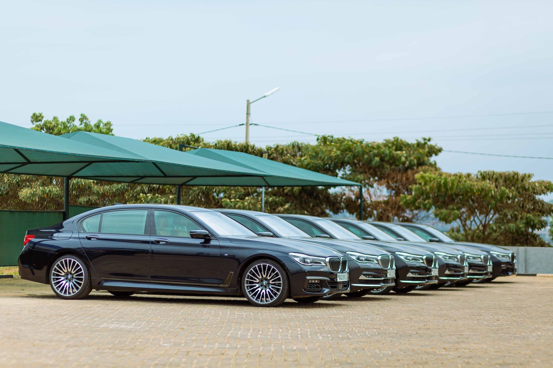 BMW 7 Series sedan lineup, Adelaide premium corporate chauffeur fleet